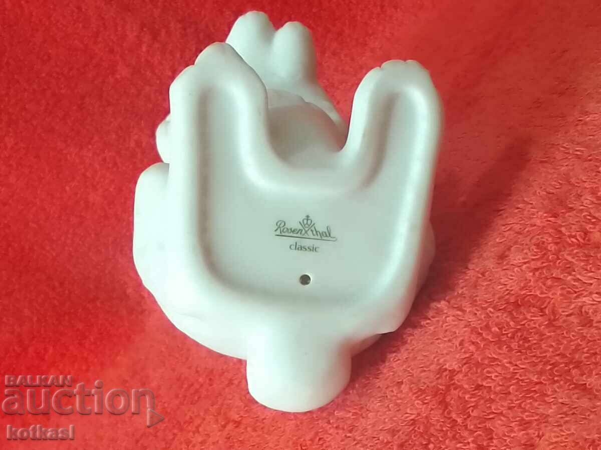 Стара порцеланова фигура Бял Заек Rosenthal - 7 Стара порцеланова фигура Бял Заек Rosenthal - 7