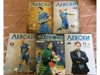 Football program Levski-CSKA 5 pieces 2012-2014