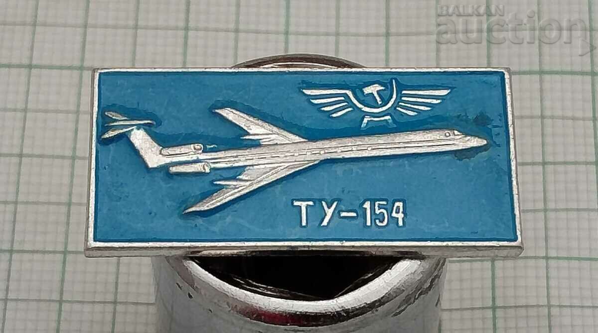 AIRCRAFT TU-154 BADGE /