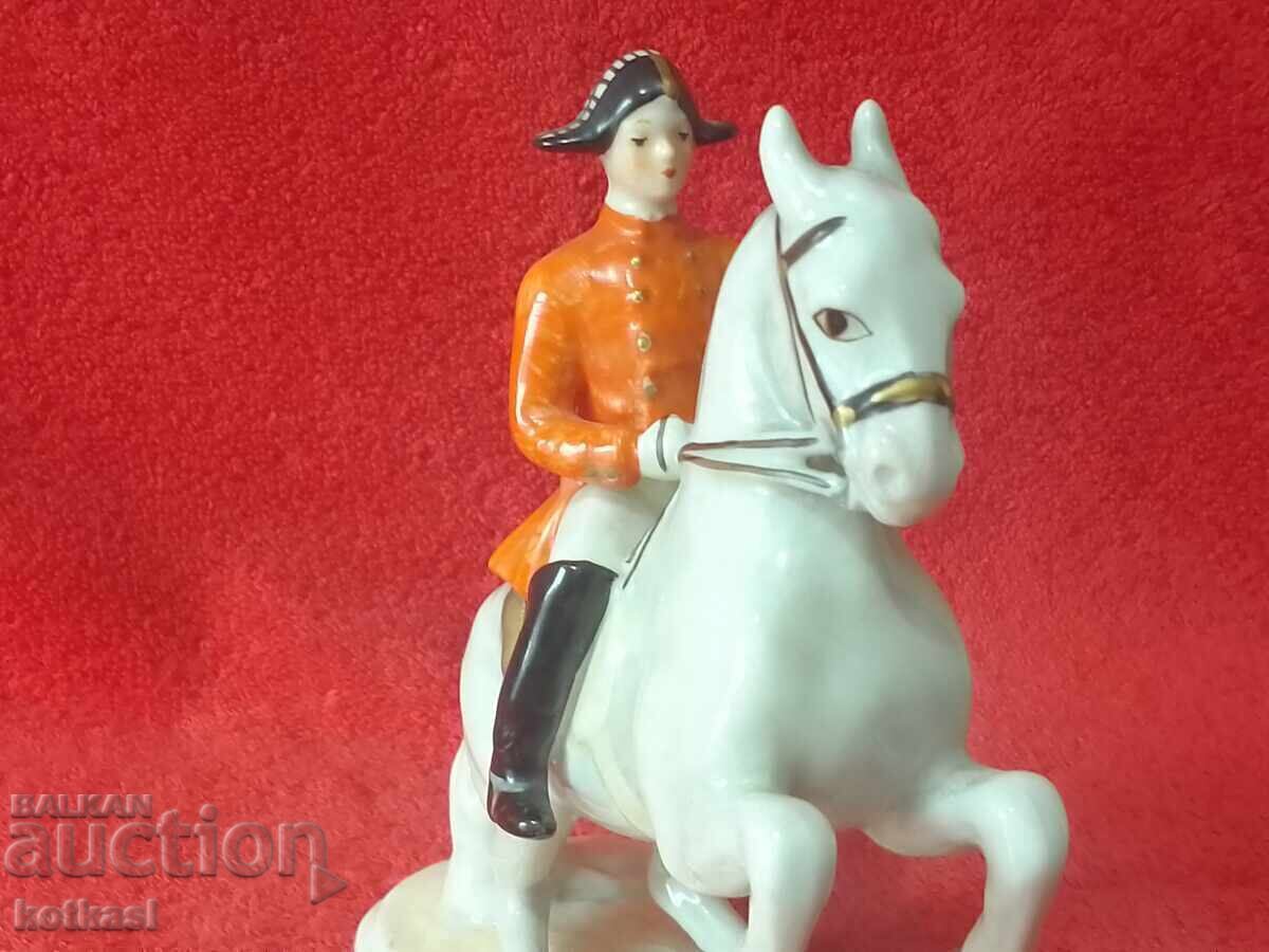 Παλιά πορσελάνινη φιγούρα Horse Jockey Horseman Cavalry Goebel - 6 Παλιά πορσελάνινη φιγούρα Horse Jockey Horseman Cavalry Goebel - 6