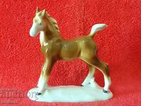 Old porcelain figure of a small Horse GDR GDR