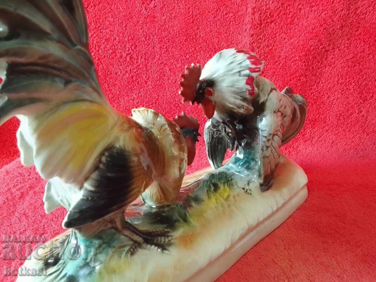 Стара порцеланова фигура Бой между Петли Ситцендорф - 6