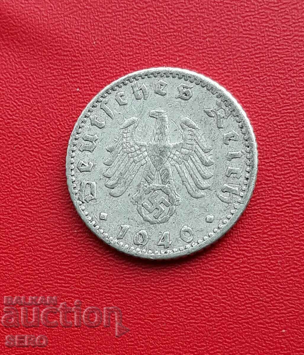 Germany- III Reich-50 Pfennig 1940 A-Berlin