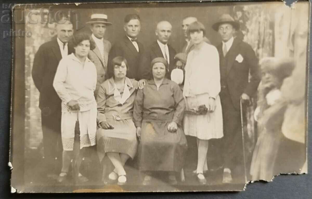 Βουλγαρία Παλιά οικογενειακή φωτογραφία φωτογραφίας.