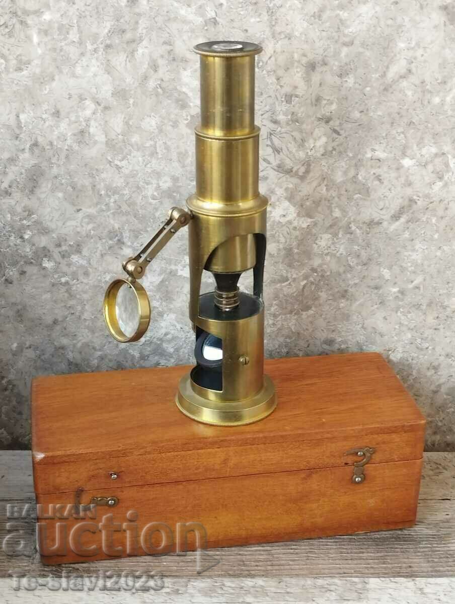 Microscop vechi - secolul al XIX-lea