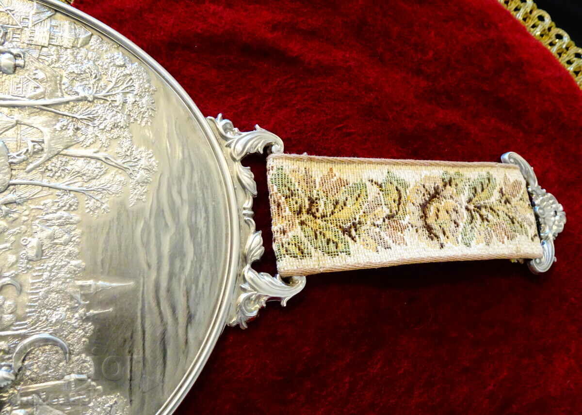 WMF plaque, medal, tin panel with relief picture Summer, Harvest. - 5 WMF plaque, medal, tin panel with relief picture Summer, Harvest. - 5