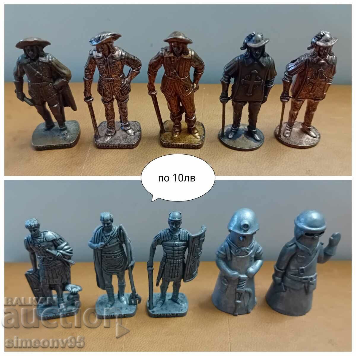 Soldati de metal Lot kinder kinder jucării figuri figurine