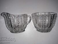 BOWL AND JUG. KIT. SOLID GLASS