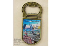 Αυθεντικός τρισδιάστατος μαγνήτης ανοιχτήρι από την Αγία Πετρούπολη, Ρωσία