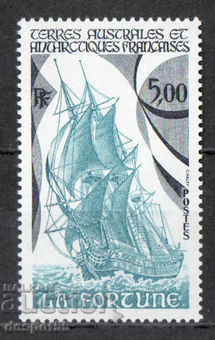 1988. Γαλλικά Νότια και Ανταρκτικά Εδάφη. Πλοία.