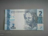 Banknote - Brazil - 2 Reales UNC | 2010