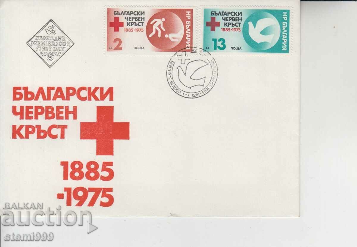 Първодневен Пощенски плик Червен кръст