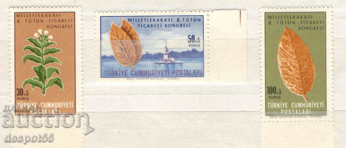 1965. Турция. 2-ри Международен конгрес по тютюна.