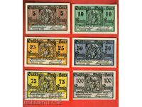 NOTGELD 5 10 25 50 75 100 - 1921