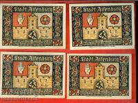 NOTGELD ALTENBURG 4 x 50 - 1921