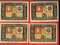 NOTGELD ALTENBURG 4 x 50 - 1921