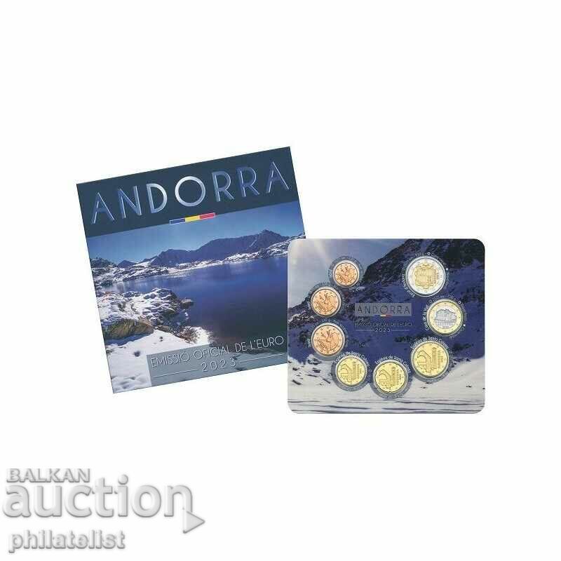 Андора 2023 - комплектен сет от 1 цент до 2 евро - Евро сет