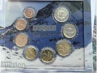 Андора 2023 - комплектен сет от 1 цент до 2 евро - Евро сет