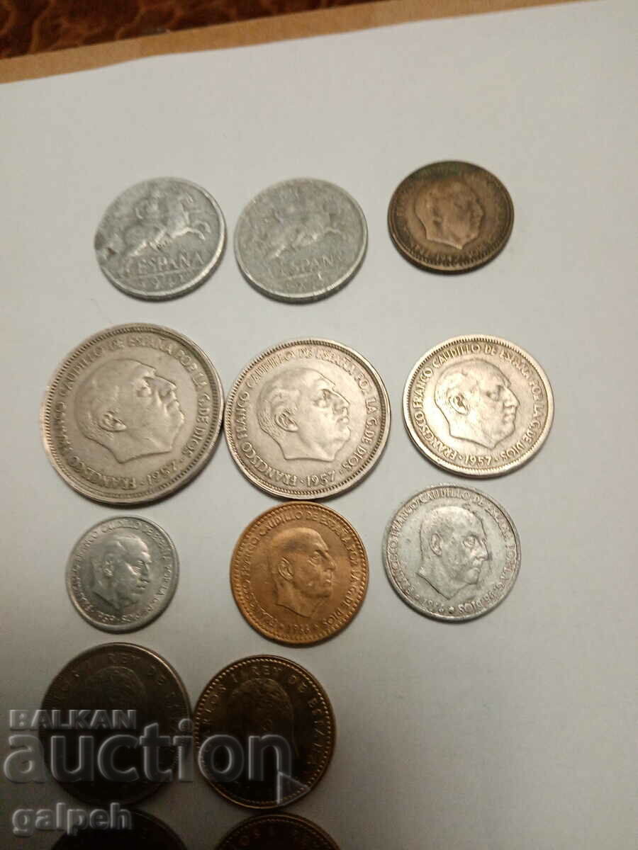 LOT SPAIN - 18 pcs. - BGN 4 with price 4.00 BGN | € 2.05