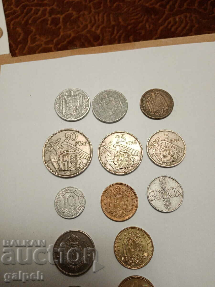 LOT SPAIN - 18 pcs. - BGN 4 - 5