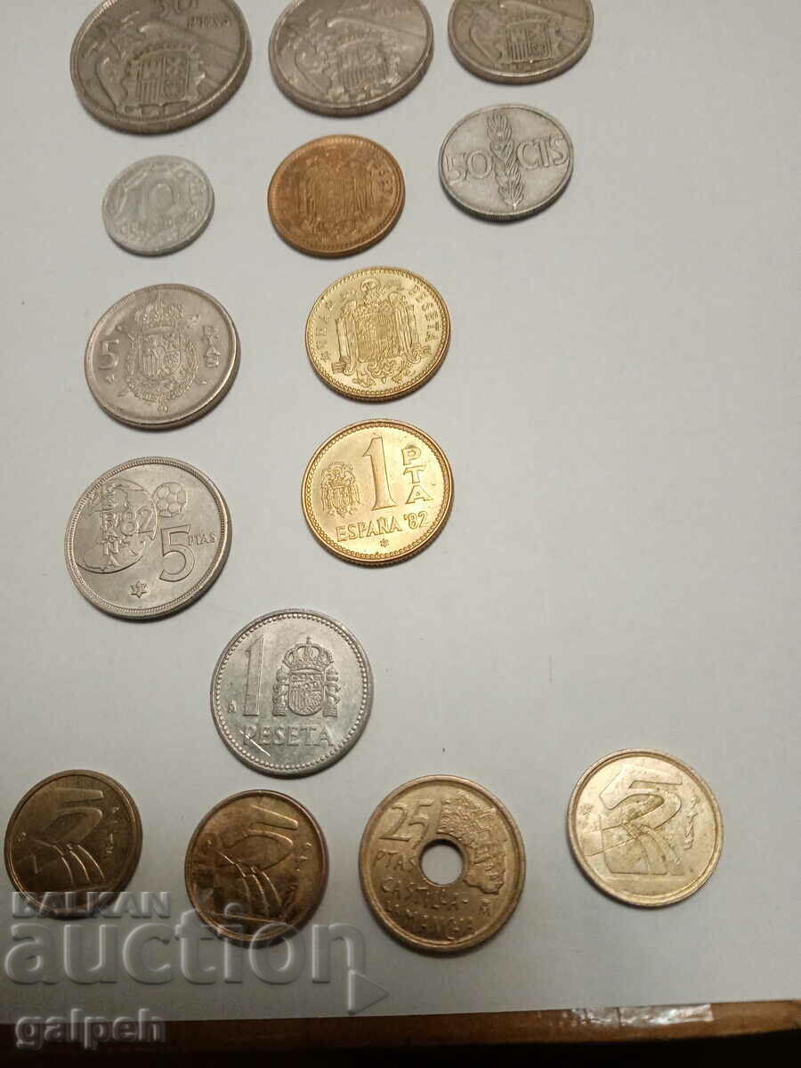 LOT SPAIN - 18 pcs. - BGN 4 - 6