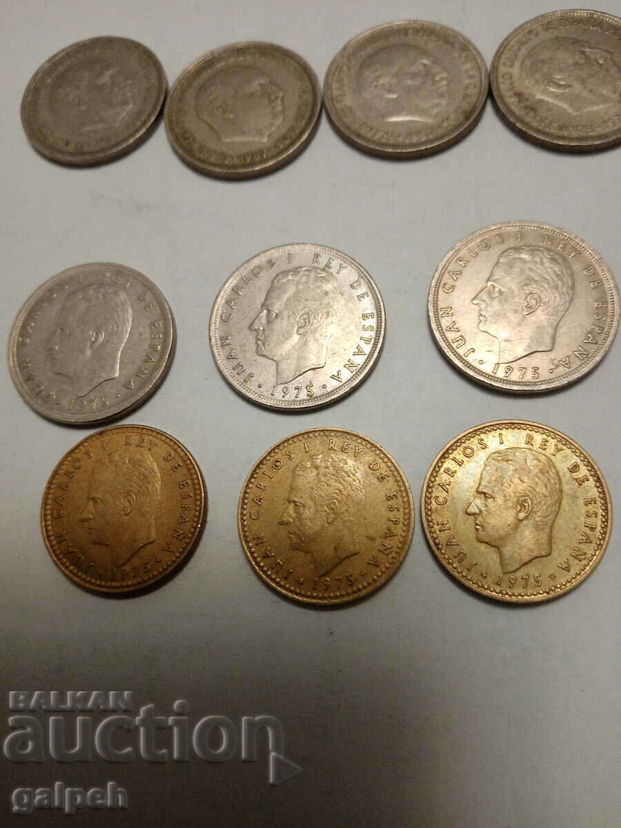 Auction  LOT SPAIN - 11 pcs. - BGN 1.5