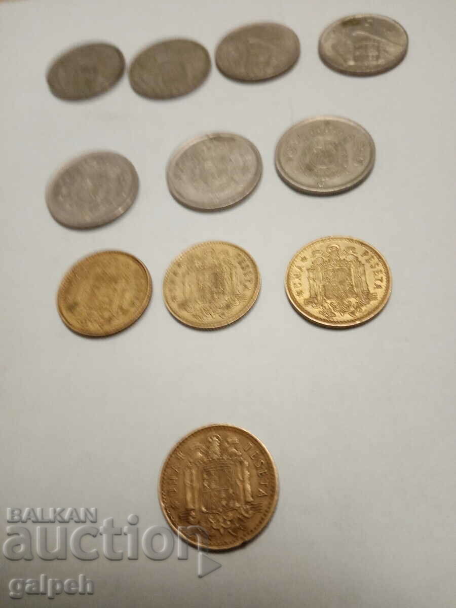LOT SPAIN - 11 pcs. - BGN 1.5 - 7