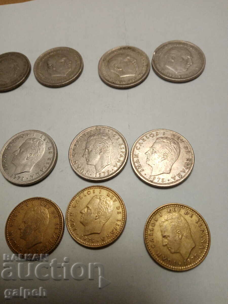 Auction  LOT SPAIN - 11 pcs. - BGN 1.5