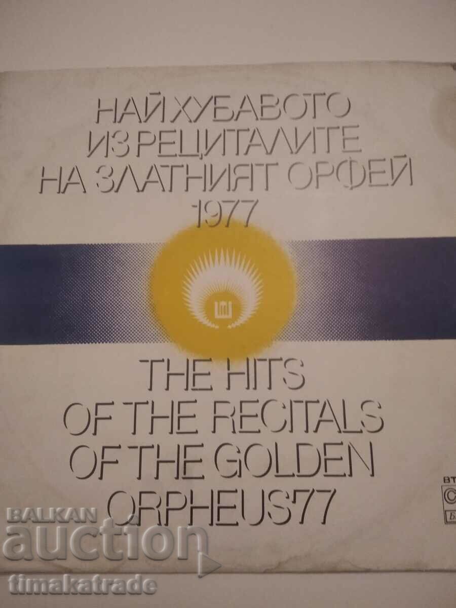 Plate VTA 2192 The best of the Golden Orpheus77 recitals