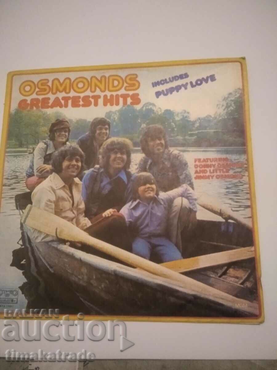 Plate VTA 11551 Osmonds/Osmonds Famous songs
