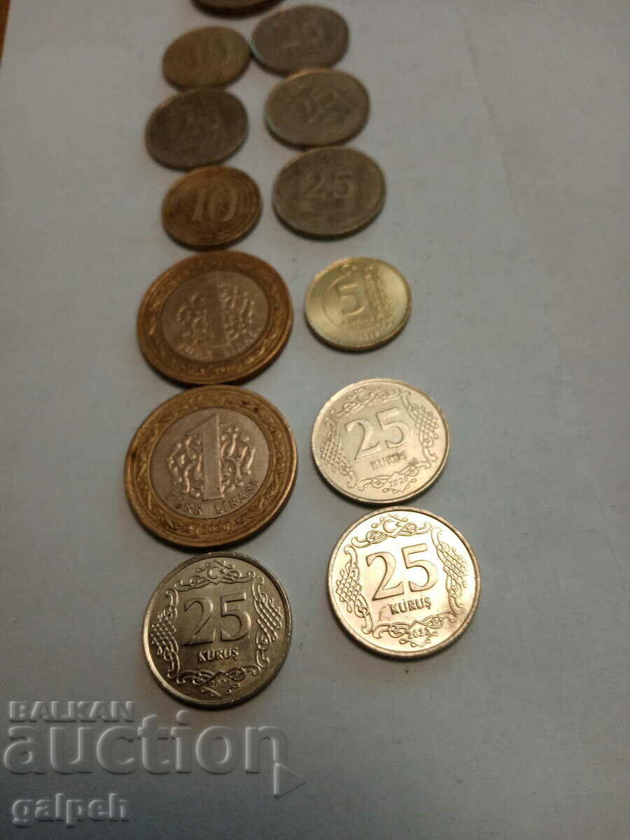 Auction LOT TURKEY - 13 pcs. - BGN 3 Auction LOT TURKEY - 13 pcs. - BGN 3