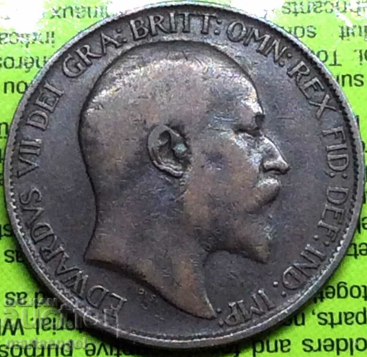 Marea Britanie 1/2 penny 1908