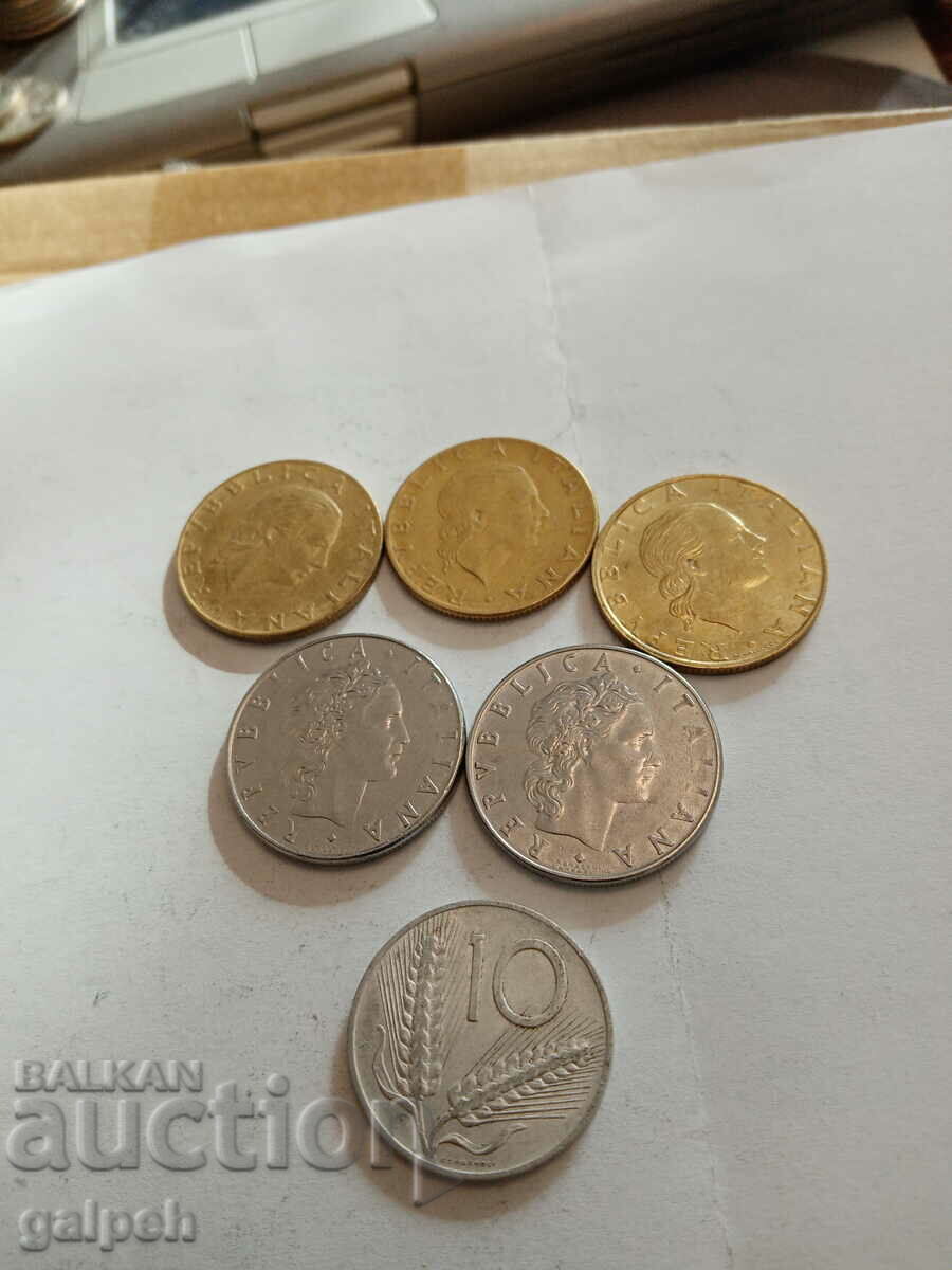 LOT ITALY - 6 pcs. - BGN 1 with price 1.00 BGN | € 0.51