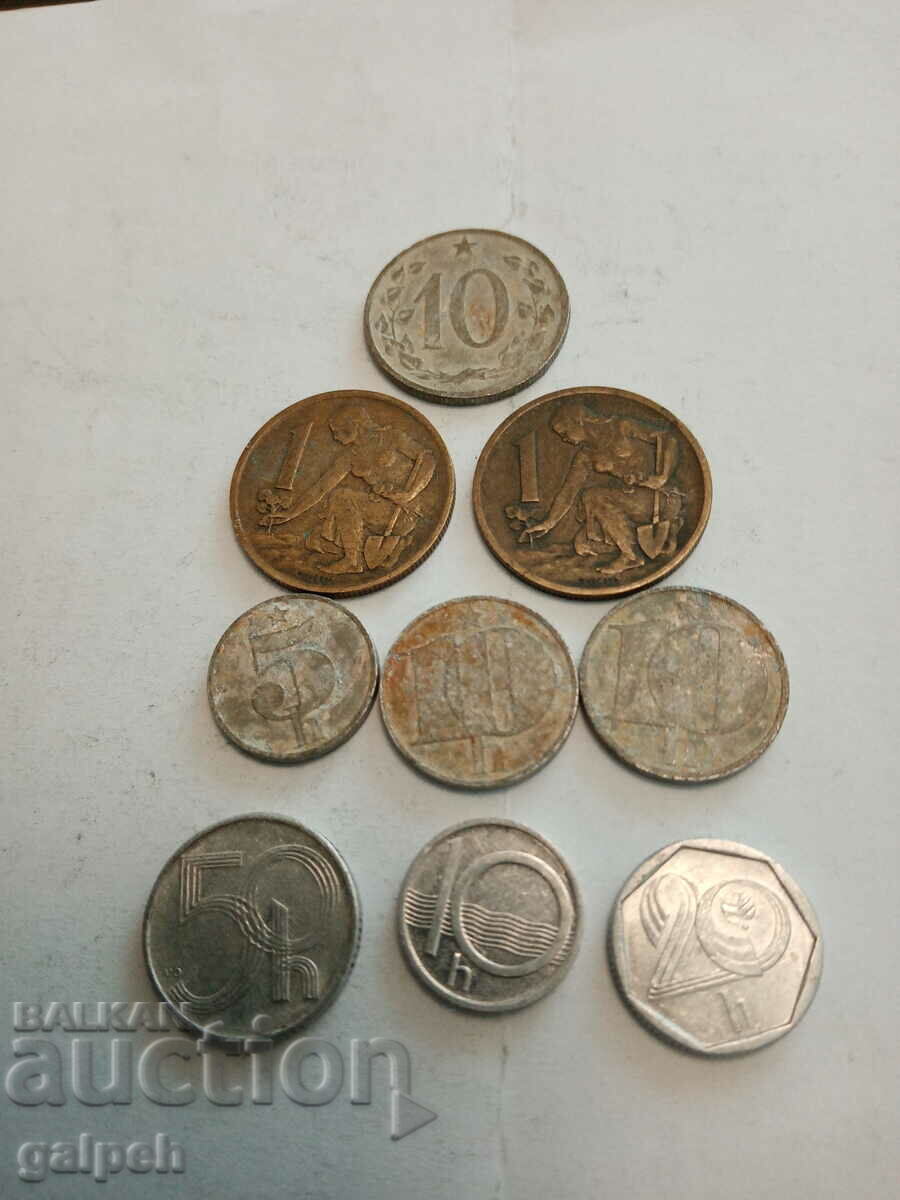 Delivery of LOT CZECHOSLOVAKIA - 9 pcs. - BGN 0.8 Delivery of LOT CZECHOSLOVAKIA - 9 pcs. - BGN 0.8