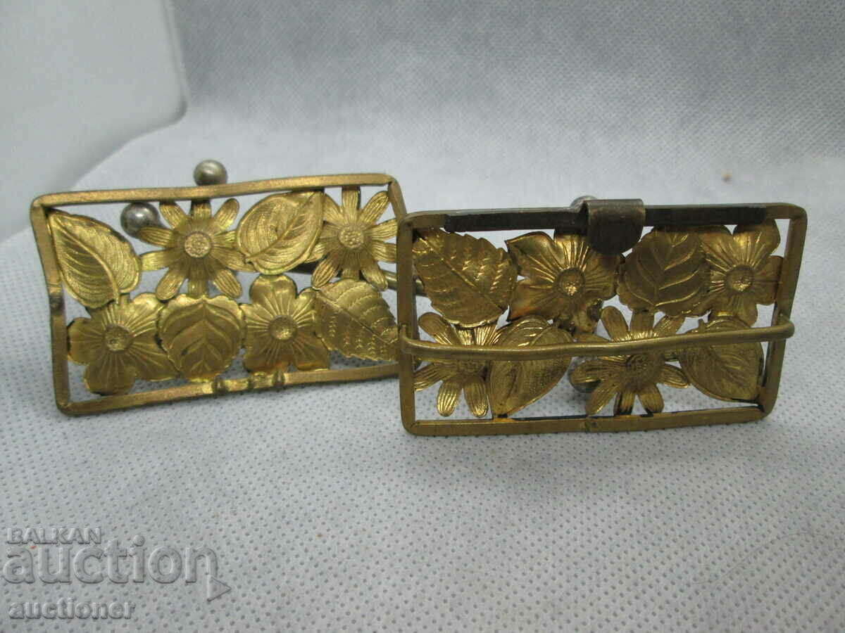 GOLD-PLATED BRASS PAFTS, BUCKLE FOR ETHNIC BELT, WEAR with price 40.00 BGN | € 20.45 GOLD-PLATED BRASS PAFTS, BUCKLE FOR ETHNIC BELT, WEAR with price 40.00 BGN | € 20.45