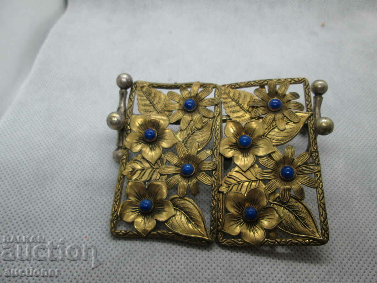 Auction GOLD-PLATED BRASS PAFTS, BUCKLE FOR ETHNIC BELT, WEAR Auction GOLD-PLATED BRASS PAFTS, BUCKLE FOR ETHNIC BELT, WEAR