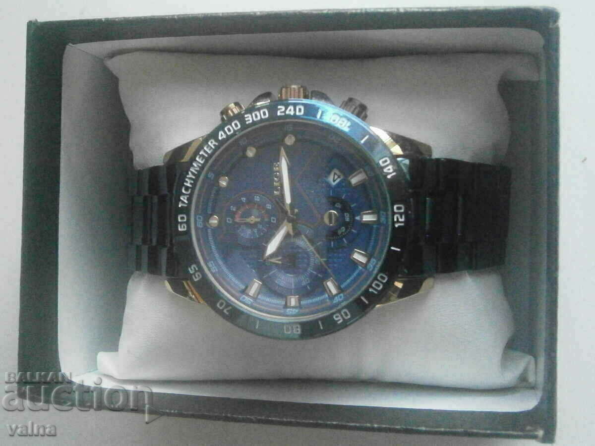 LIGE, chronograph, чисто нов! XXL - 44мм каса! ТОП! с цена € 46.00 | 89.97 лв. LIGE, chronograph, чисто нов! XXL - 44мм каса! ТОП! с цена € 46.00 | 89.97 лв.