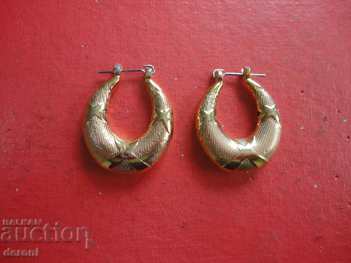 Cercei placati cu aur - 7