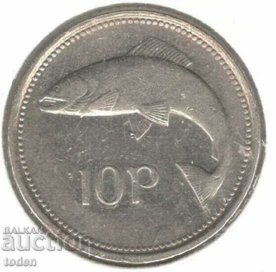 Irlanda-10 Pence-1997-KM# 29-tip mic