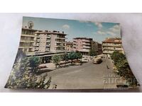 Καρτ ποστάλ Yambol Θέα από την πόλη 1963