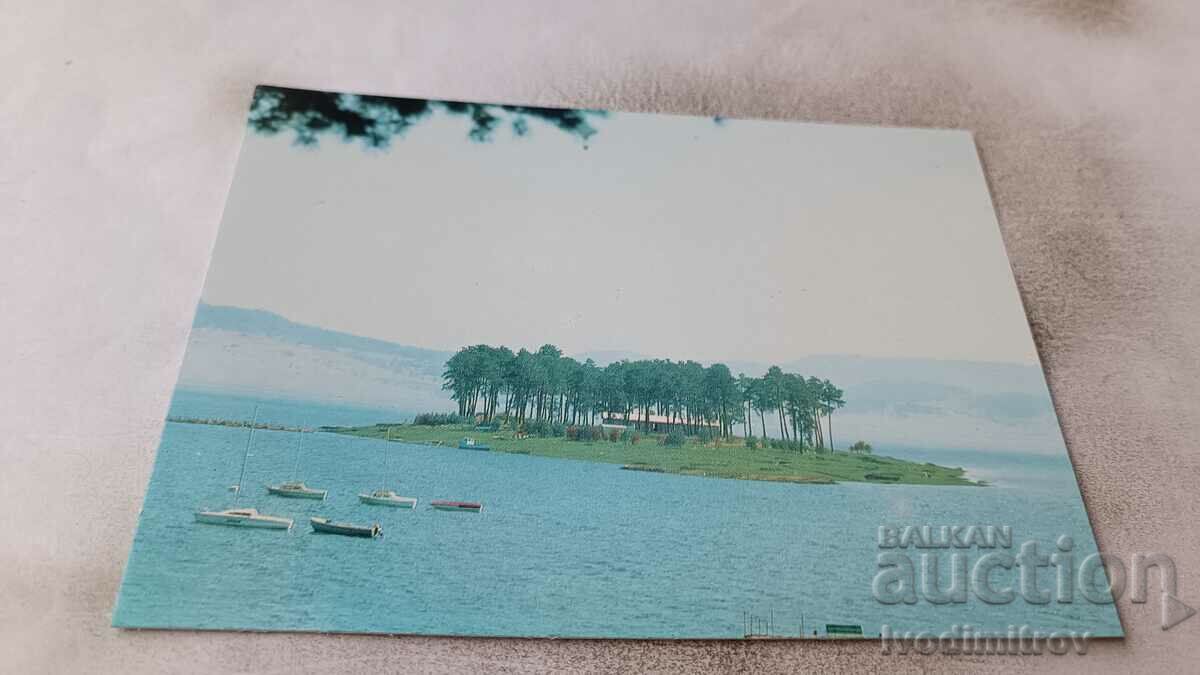 Carte poștală Bansko Dam Batak 1982