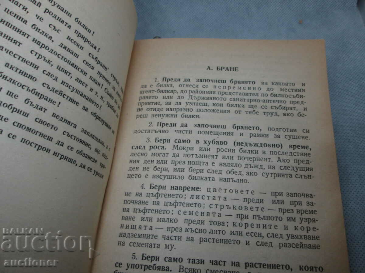 HERB COLLECTION CALENDAR-1949 M.N.Z. with price 20.00 BGN | € 10.23