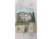 Пощенска картичка Мелник Пашовата къща-музей 1979