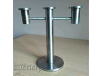 Candlestick triple - chrome-nickel