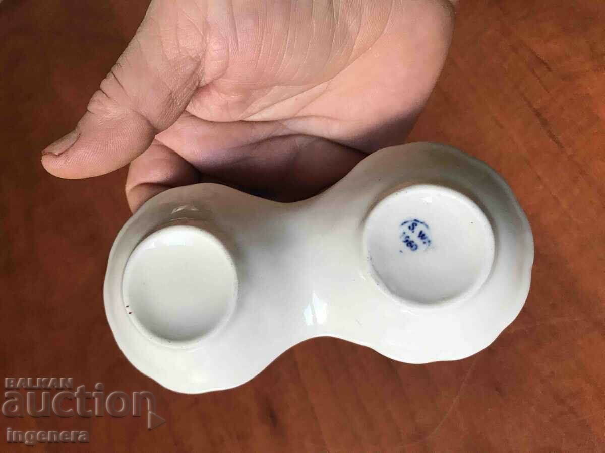 Auction  PORCELAIN SALT PIPERNICA BULGARIA