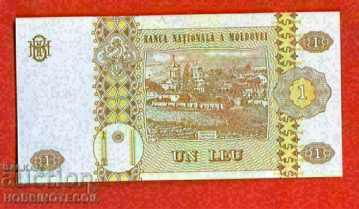 MOLDOVA MOLDOVA 1 Leu issue issue 2006 - 000095 95 NEW UNC with price 19.54 BGN | € 9.99 MOLDOVA MOLDOVA 1 Leu issue issue 2006 - 000095 95 NEW UNC with price 19.54 BGN | € 9.99