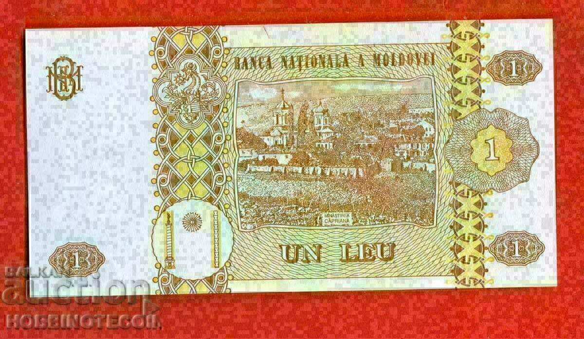 MOLDOVA MOLDOVA 1 Leu issue issue 2006 - 000096 96 NEW UNC with price 19.54 BGN | € 9.99 MOLDOVA MOLDOVA 1 Leu issue issue 2006 - 000096 96 NEW UNC with price 19.54 BGN | € 9.99