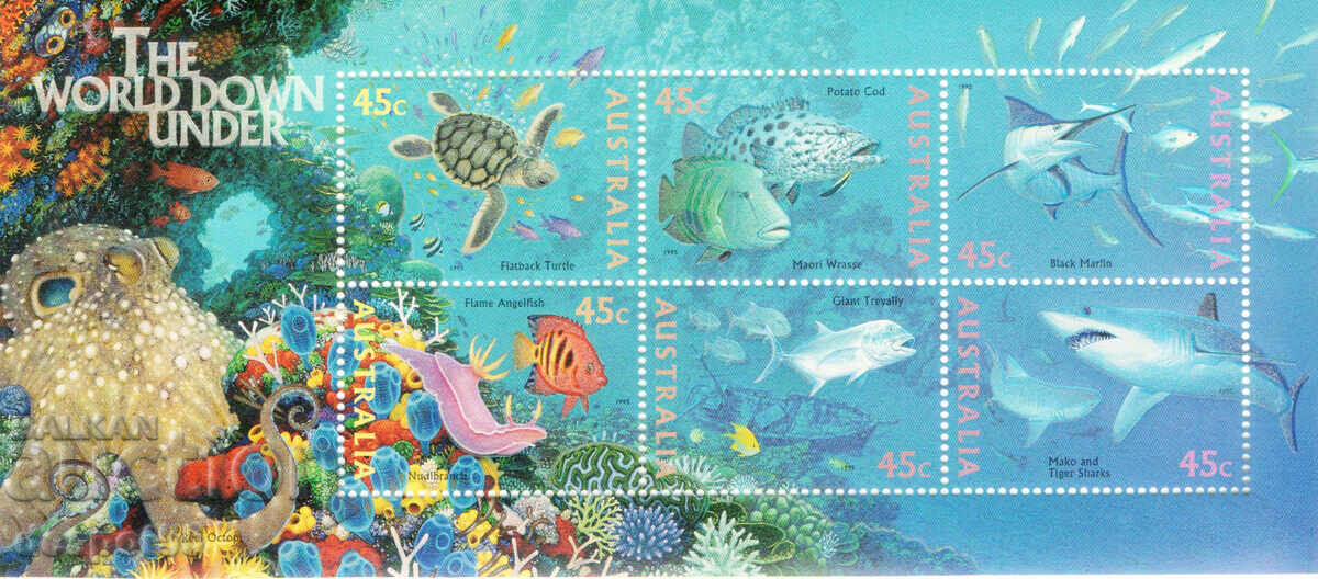 1995. Australia. Sea Life - Unframed. Block.