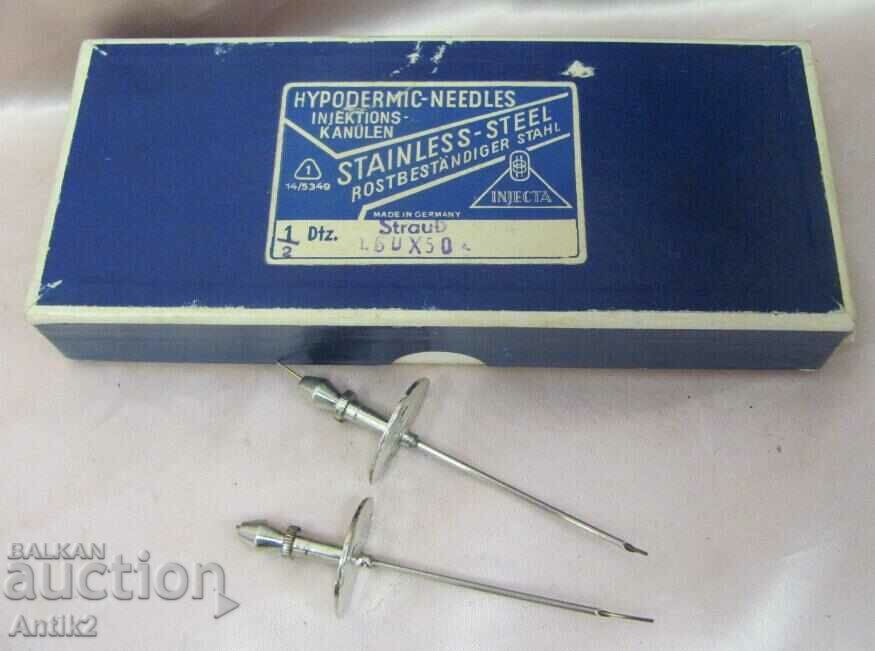 Auction WWII Medical Needles INJECTA Germany Auction WWII Medical Needles INJECTA Germany