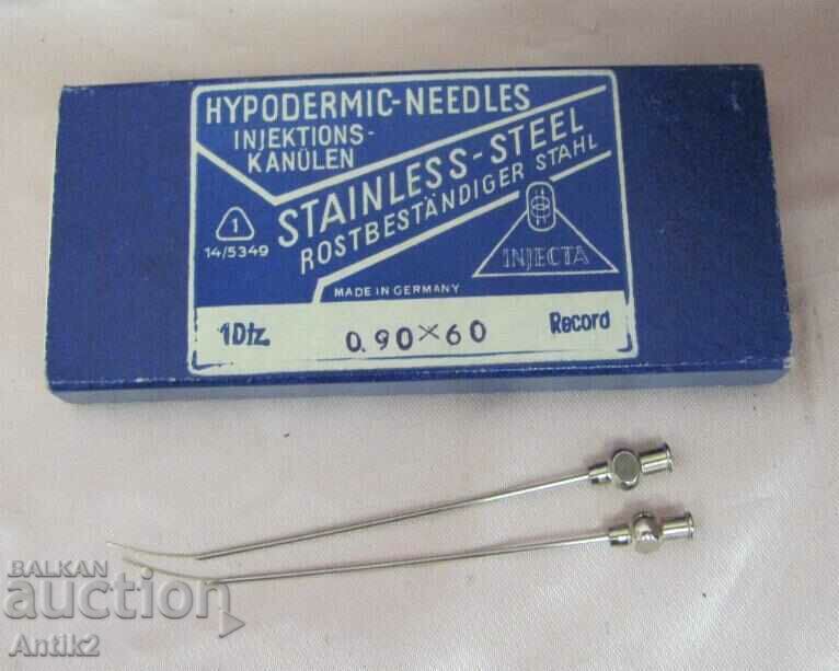 Auction WWII Medical Needles INJECTA Germany Auction WWII Medical Needles INJECTA Germany